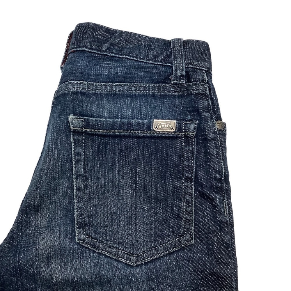 VANS 5 Pocket Straight Leg Dark Wash Jeans - Size Youth 12